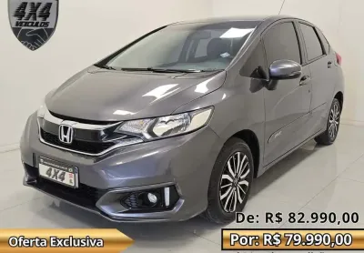 Honda fit personal 1.5 flexone 16v 5p aut.  - cinza - 2019/2019