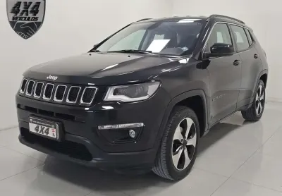Jeep compass longitude 2.0 4x2 flex 16v aut.  - preta - 2017/2017