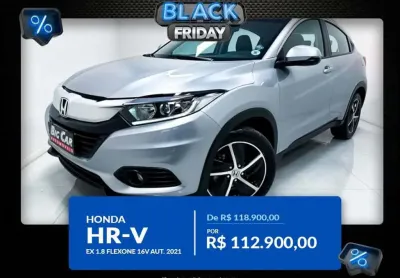 Honda hr-v ex 1.8 flexone 16v aut. - prata - 2020/2021