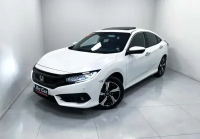 Honda civic touring 1.5 turbo 16v aut. - branca - 2016/2017