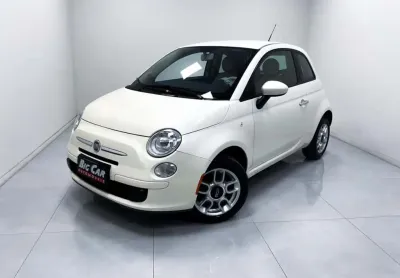 Fiat 500 cult 1.4 flex 8v evo dualogic  - branca - 2011/2012