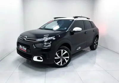 Citroën c4 cactus shine pack 1.6 turbo flex aut.  - preta - 2021/2022