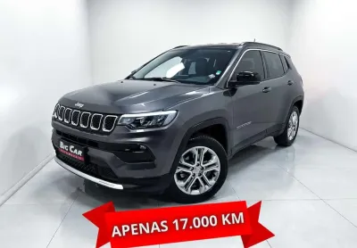 Jeep compass longitude t270 1.3 tb 4x2 flex aut.  - cinza - 2022/2022