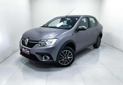 Renault logan iconic flex 1.6 16v aut. - cinza - 2019/2020