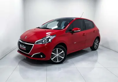 Peugeot 208 griffe 1.6 flex 16v  aut.  - vermelha - 2018/2019