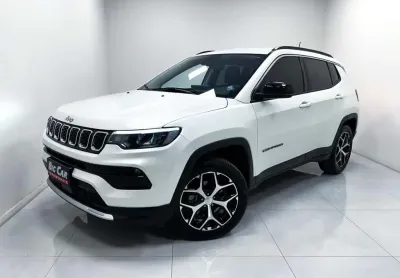 Jeep compass longitude t270 1.3 tb 4x2 flex aut.  - branca - 2024/2025