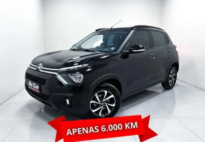 Citroën c3 feel pack 1.6 flex 16v aut. - preta - 2023/2023
