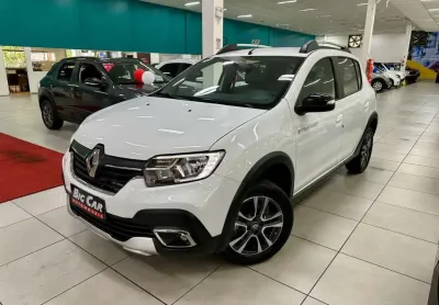 Renault sandero stepway iconic flex 1.6 16v aut.  - branca - 2023/2024