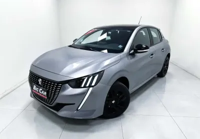 Peugeot 208 style 1.0 flex 6v 5p mec.  - prata - 2022/2023