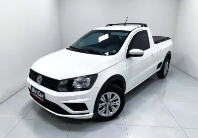 Volkswagen saveiro trendline 1.6 t.flex 8v  - branca - 2021/2022
