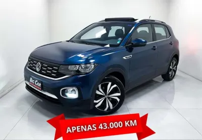 Volkswagen t-cross highline 250 tsi 1.4 flex 16v  aut  - azul - 2022/2022