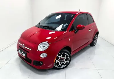 Fiat 500 sport air 1.4 16v aut.  - vermelha - 2013/2014