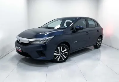 Honda city hatchback touring 1.5 flex 16v aut  - azul - 2022/2023