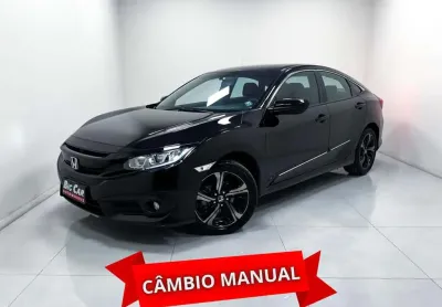 Honda civic sport 2.0 flex 16v mec. - preta - 2018/2018
