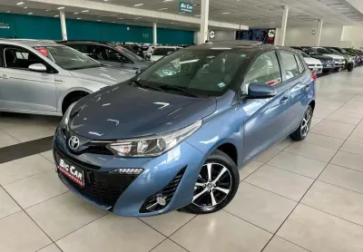 Toyota yaris xls connect 1.5 flex 16v  aut.  - azul - 2021/2022