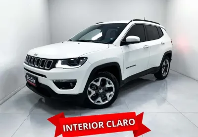 Jeep compass longitude 2.0 4x2 flex 16v aut.  - branca - 2018/2019