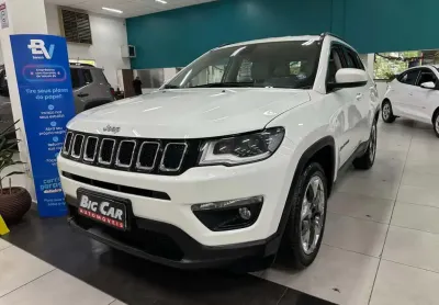 Jeep compass longitude 2.0 4x2 flex 16v aut.  - branca - 2018/2019