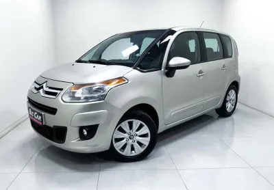 Citroën c3 picasso glx 1.6 flex 16v aut.  - prata - 2011/2012