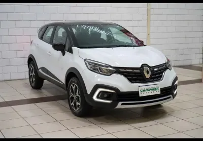 Renault captur 1.3 tce flex iconic x-tronic - branca - 2021/2022