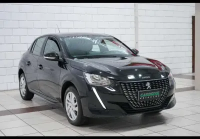 Peugeot 208 active 1.6 flex 16v 5p aut.  - preta - 2021/2022