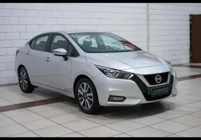 Nissan versa advance 1.6 16v flex aut.  - prata - 2020/2021