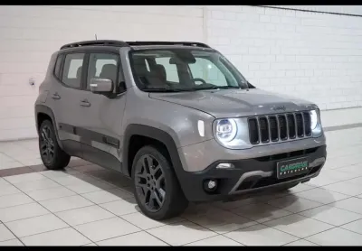 Jeep renegade limited 1.8 4x2 flex 16v aut.  - cinza - 2020/2021