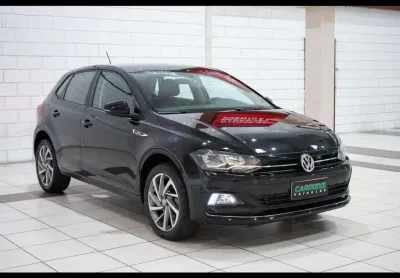 Volkswagen polo highline 200 tsi 1.0 flex 12v aut.  - preta - 2019/2020