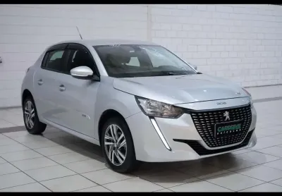 Peugeot 208 allure 1.6 flex 16v 5p aut.  - prata - 2021/2022