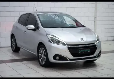 Peugeot 208 griffe 1.6 flex 16v 5p aut.  - prata - 2017/2018