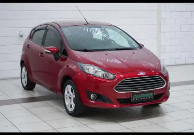 Ford fiesta sel 1.6 16v flex  aut. 5p  - vermelha - 2017/2017