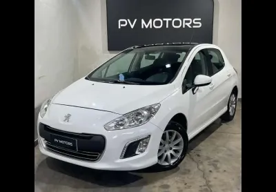 Peugeot 308 active 1.6 flex 16v 5p mec.  - branca - 2014/2014