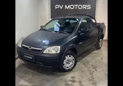 Chevrolet montana 1.4 8v conquest econoflex  2p  - cinza - 2007/2008