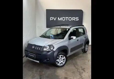 Fiat uno way 1.4 - prata - 2014/2014