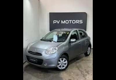 Nissan march s 1.6 - cinza - 2012/2013