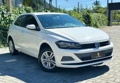 Volkswagen polo 1.0 flex 12v 5p  - branca - 2019/2020