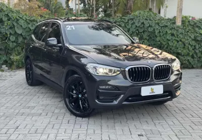 Bmw x3 xdrive 30e turbo aut. (híbrido)  - cinza - 2021/2021