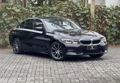 Bmw 320i modern/sport tb 2.0/a.flex/gp 4p - preta - 2019/2020