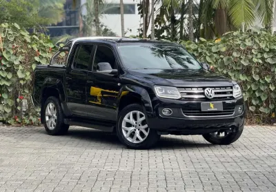 Volkswagen amarok high.cd 2.0 16v tdi 4x4 dies. aut - preta - 2016/2016