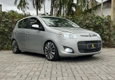 Fiat palio attractive 1.0 evo fire flex 8v 5p  - prata - 2015/2016