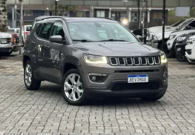Jeep compass longitude 2.0 4x2 flex 16v aut.  - cinza - 2020/2021