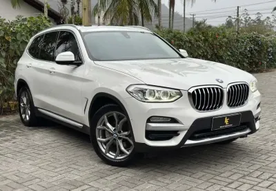 Bmw x3 xdrive 20i 2.0/x-line bi-tb flex aut.  - branca - 2019/2019