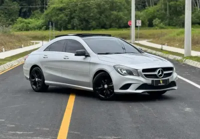 Mercedes-benz cla 200 first edition 1.6 tb 16v  aut. - prata - 2013/2014
