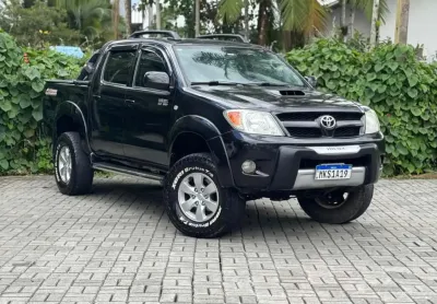 Toyota hilux 3.0 4x4 - preta - 2008/2008