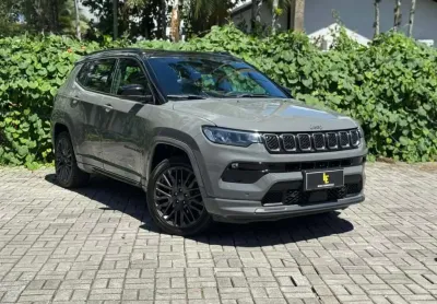 Jeep compass s t270 1.3 tb 4x2 flex aut.  - cinza - 2021/2022