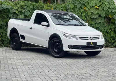 Volkswagen saveiro 1.6 cs  - branca - 2010/2011