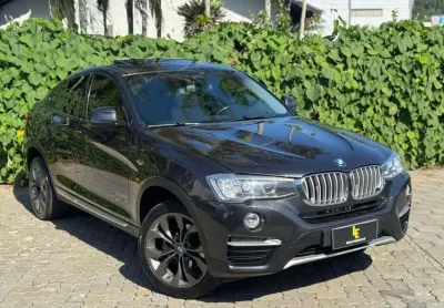 BMW X4 XDRIVE 28i X-Line 2.0 Turbo 245cv Aut - Cinza - 2015/2016
