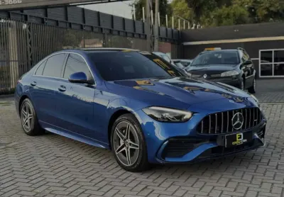 Mercedes-benz C 200 2022 1.5 eq boost híbrido amg line 9g-tronic