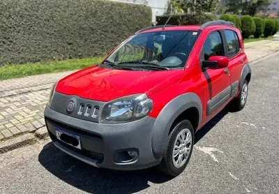 29.900,00 / uno way celebration 1.0 2011 vermelho c/ direção hidraulica