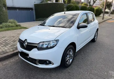41.900,00 / sandero vibe 1.0 2018 - branca- completa - impecavel
