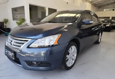 Nissan sentra 2.0 sl flex automatico 4 portas, bancos de couro